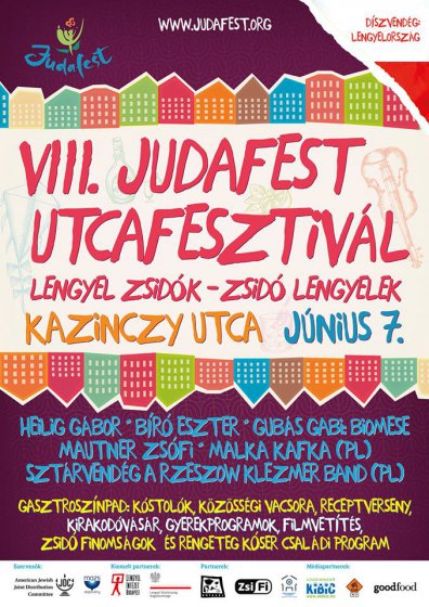Nyolcadik alkalommal lesz Judafest Utcafesztivál a Kazinczy utcában