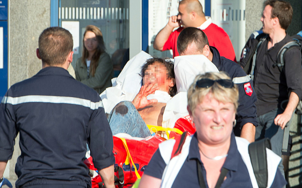 Terrortámadás egy francia vonaton