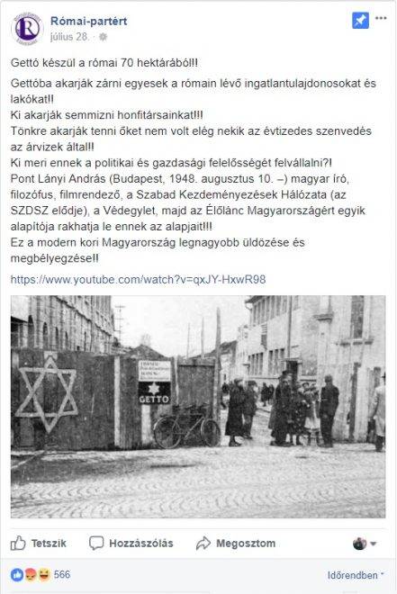 Római Part – a zsidózás már Tarlósnak is sok