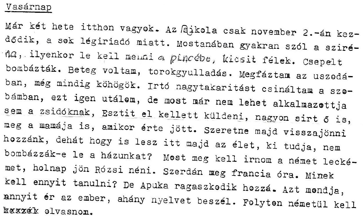 „A légó parancsnok megdicsért, pedig én csak zsidó vagyok”