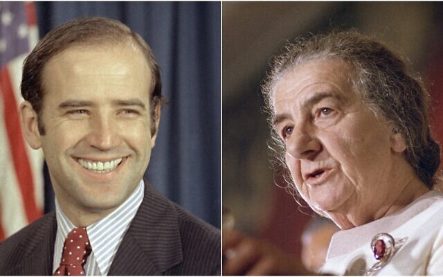 1973: Biden találkozója Golda Meirrel