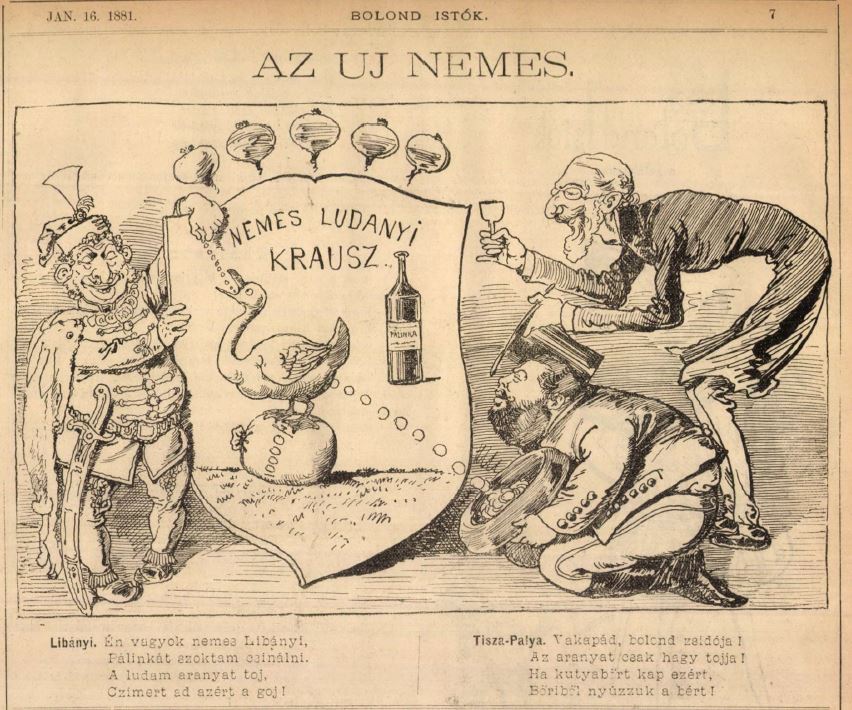 Névmagyarosítás az élclapokban, a 19. század utolsó negyedében